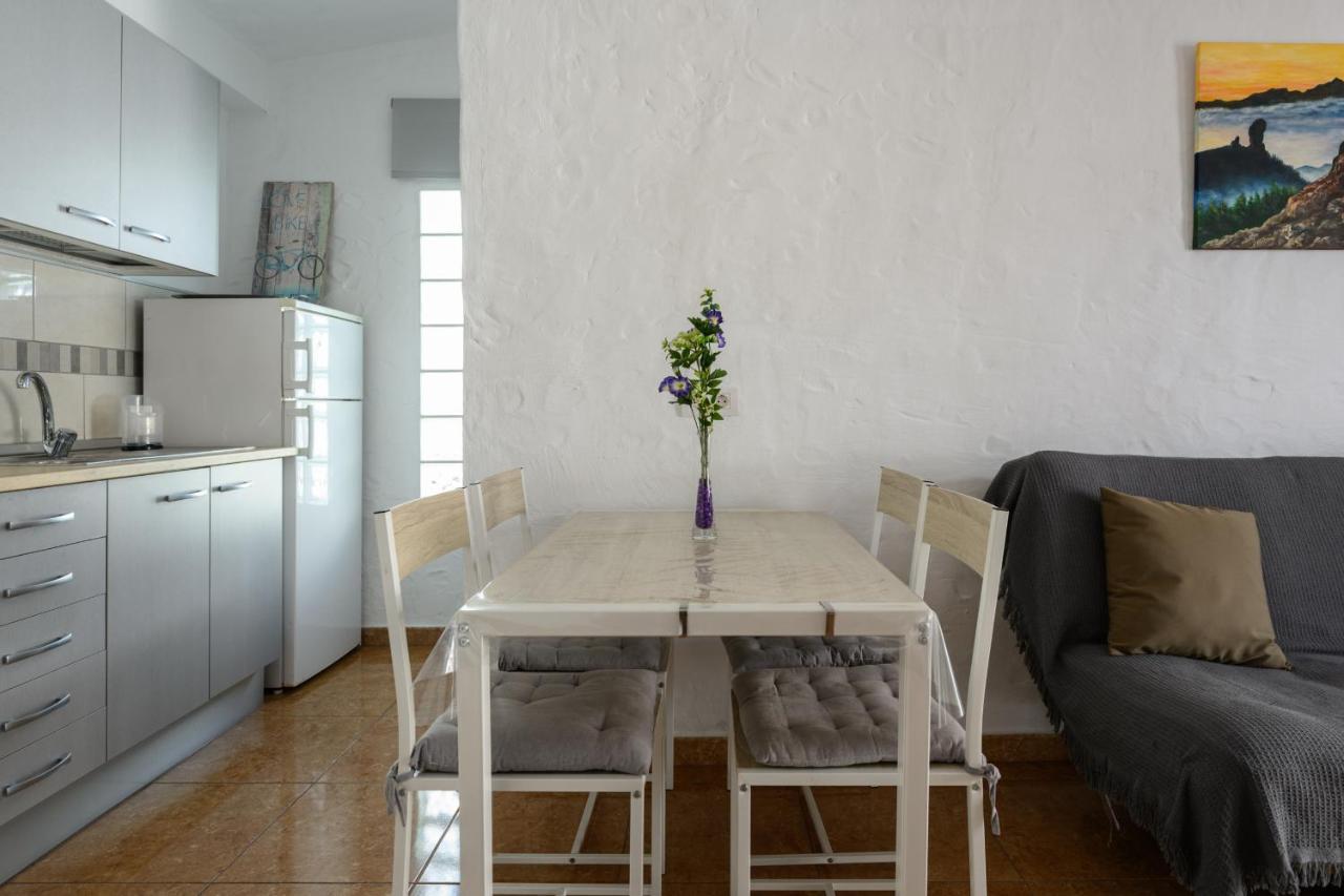 Private Chill-Out Terrace Bungalow - Pool San Bartolome Bagian luar foto