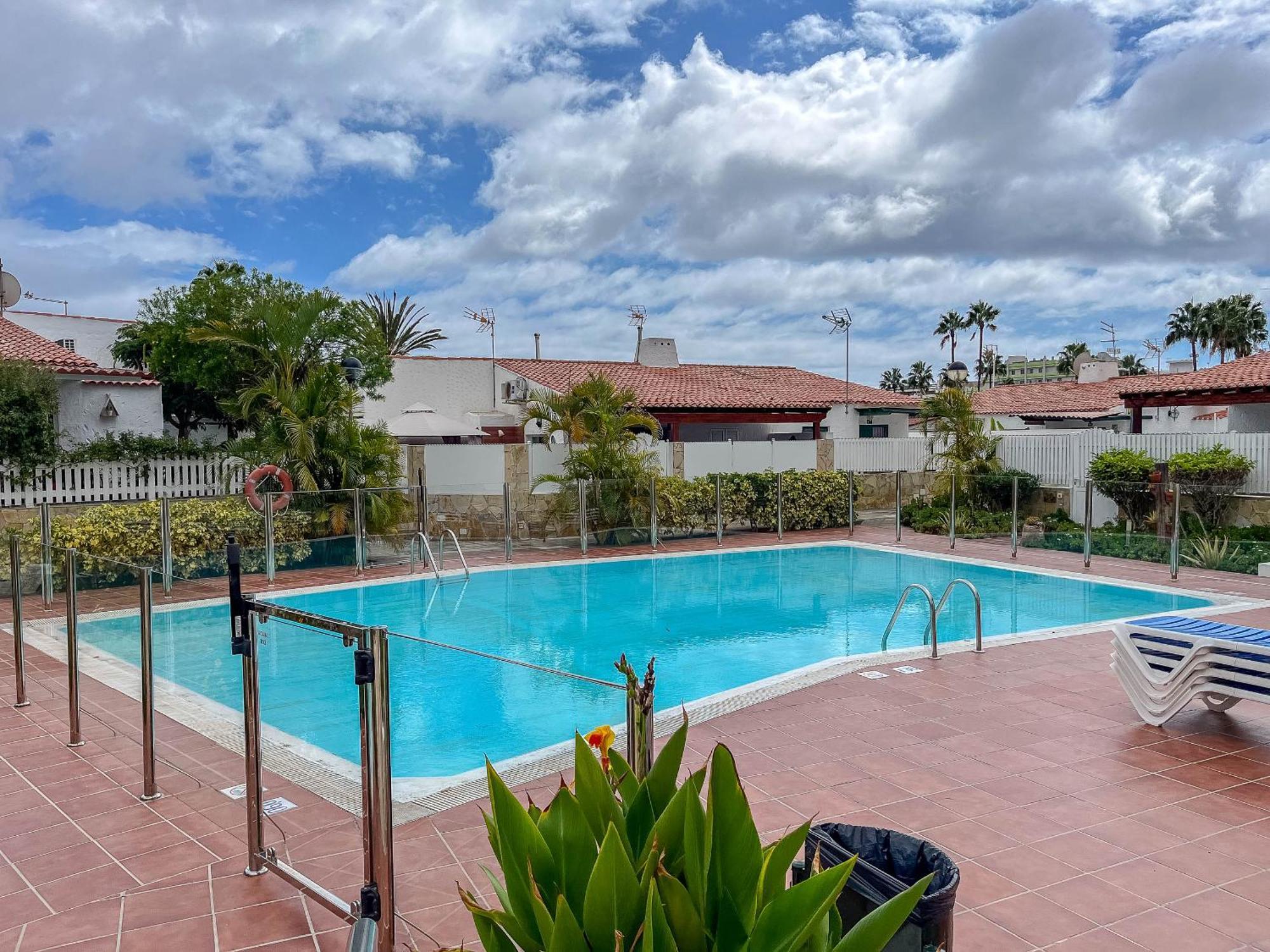 Private Chill-Out Terrace Bungalow - Pool San Bartolome Bagian luar foto