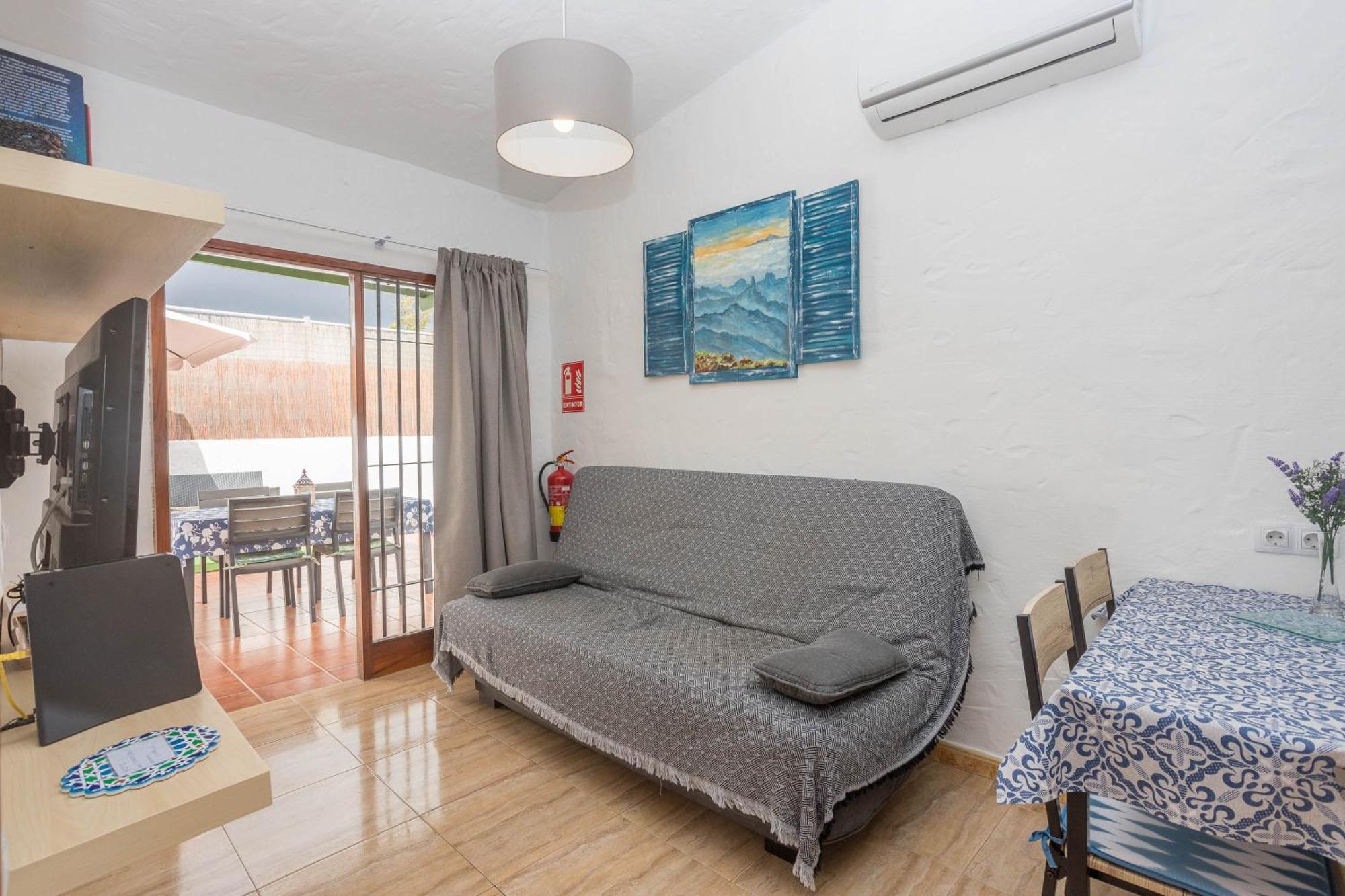 Private Chill-Out Terrace Bungalow - Pool San Bartolome Bagian luar foto
