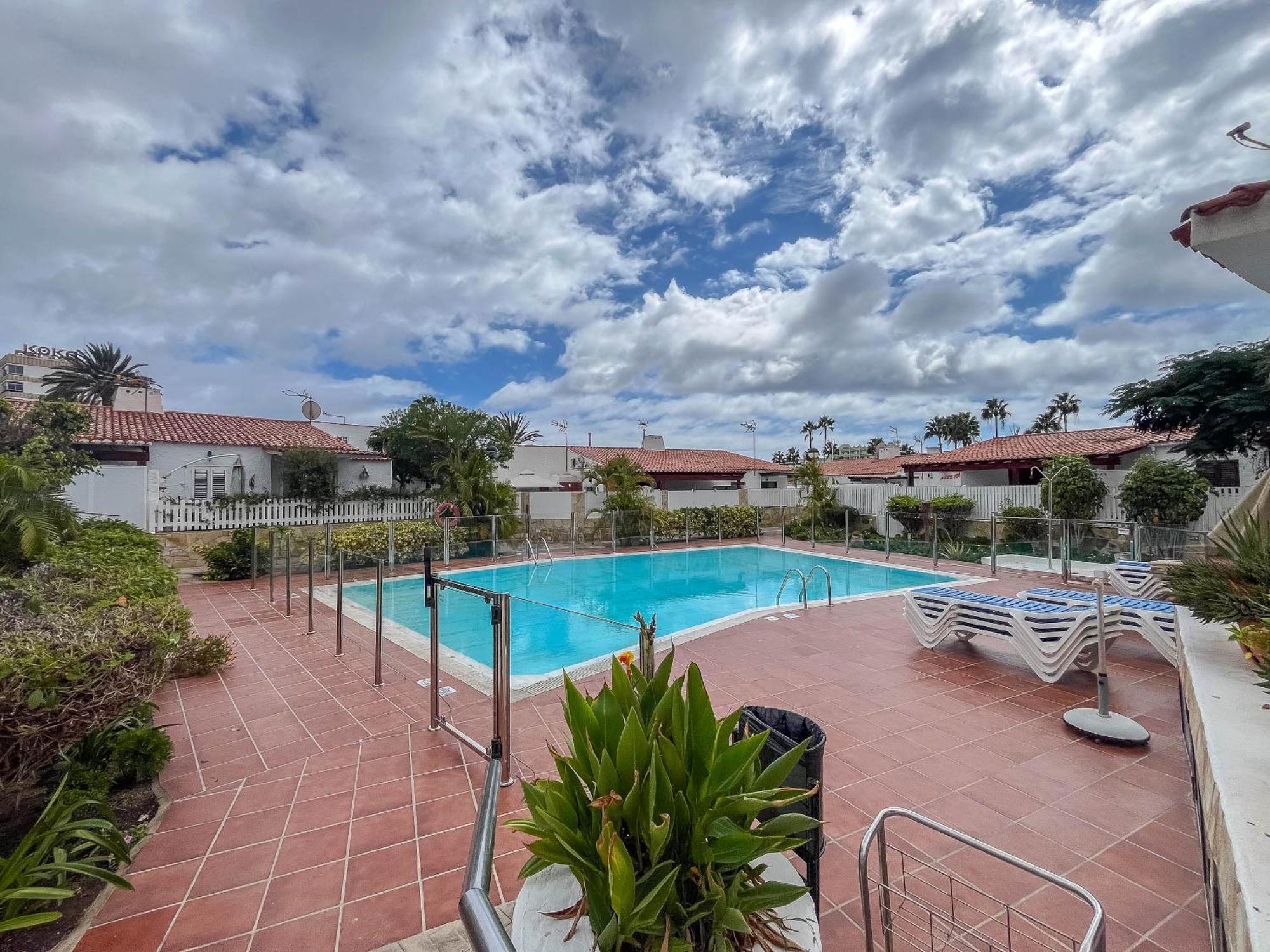 Private Chill-Out Terrace Bungalow - Pool San Bartolome Bagian luar foto
